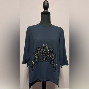 Alexander McQueen BEADED CROWN Blouse MEDIUM Women